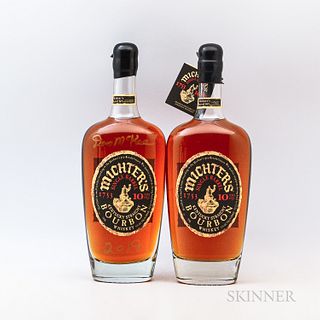 Michter's Single Barrel Bourbon 10 Years Old, 2 750ml bottles