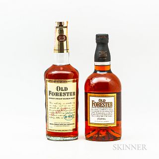 Mixed Old Forester, 2 750ml bottles