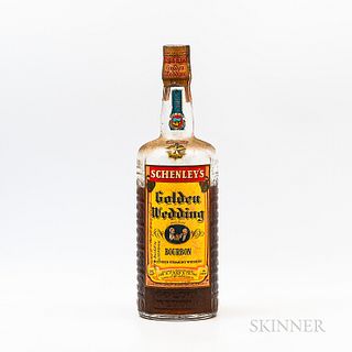 Schenley's Golden Wedding Straight Bourbon, 1 quart bottle