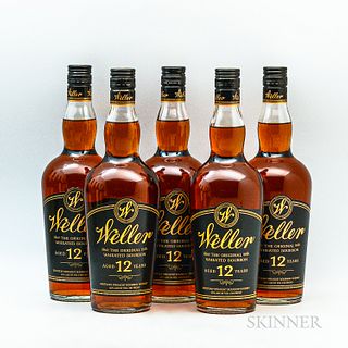 Weller 12 Years Old, 5 750ml bottles