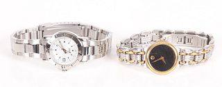Two Ladies Watches, Movado and TFX