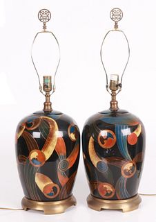 A Pair Of Maitland Smith Table Lamps