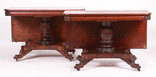A Pair of American Classical Period Tables