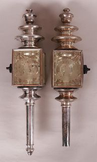 A Pair of 19th c. Carriage Lanterns
