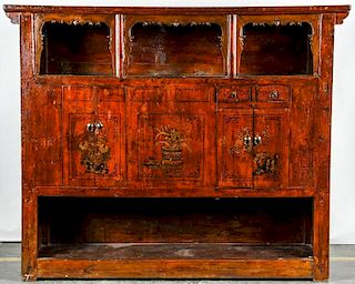 Antique Chinese Cupboard Cabinet