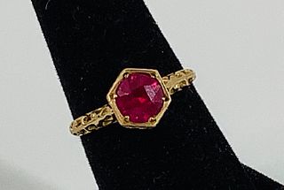 Vintage Gold and Gemstone Ring