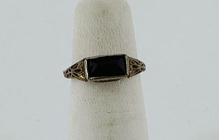 Antique Gold and Garnet Ring