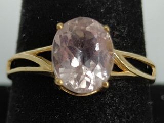 10kt Yellow Gold & CZ Stone Ring