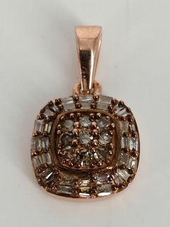 Simulated Diamond Pendant