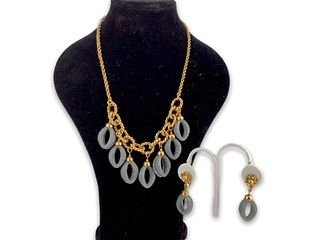 Vintage Miriam Haskell Jewelry Set