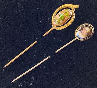 Two Antique Stick Pins