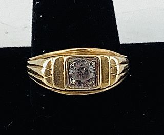 Vintage 10kt Yellow Gold Ring