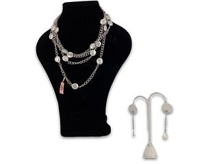 Coin Pearl Jewelry Set
