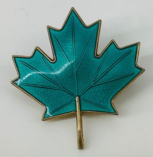 Sterling and Enamel Pin
