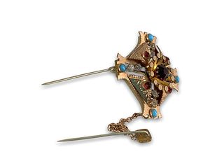 Vintage Gold Plated Pin
