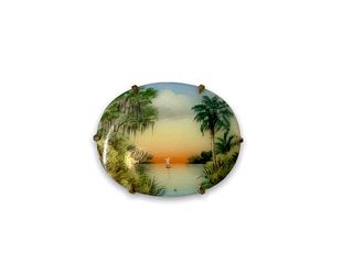 Painted Scenic Pin