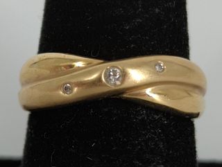 14kt Yellow Gold & Diamond Ring