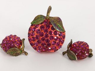 Vintage Fruit Jewelry Set