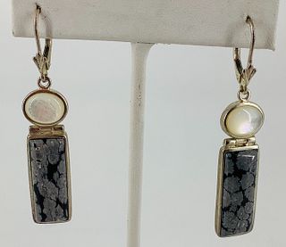 Sterling Silver Semi-Precious Stone Earrings