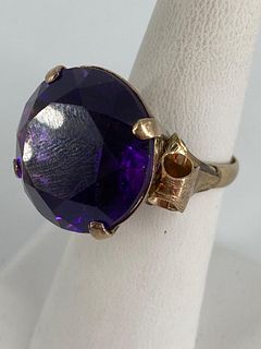 Antique Amethyst Gemstone Ring
