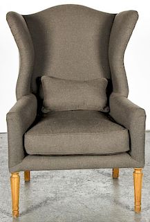 Modern Upholstered Wingback Chair