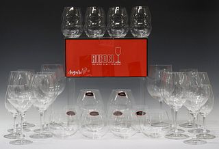 (32) RIEDEL & OTHER COLORLESS GLASS STEMWARE