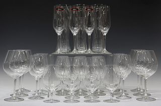 (34) RIEDEL 'VINUM' COLORLESS GLASS STEMWARE