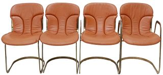 (4) WILLY RIZZO FOR CIDUE ITALIAN MODERN CHAIRS