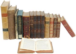 (15) ENGLISH, FRENCH & DANISH LIBRARY SHELF BOOKS