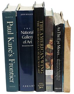 (6) ART HISTORY BOOKS WITH COLLECTION OF POETRY