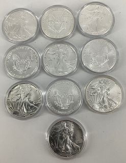 10 U.S. Silver Eagles
