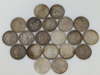 Twenty U.S. Morgan Silver $1.00 Coins