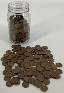 600 Wheat-Ear One Cent Coins