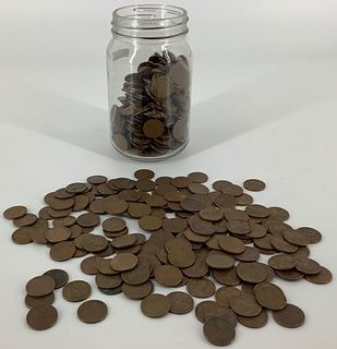 600 Wheat-Ear One Cent Coins