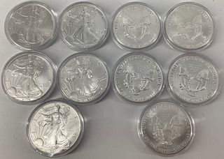 10 U.S. Silver Eagles
