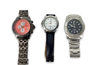 Three Modern Wrist Watches