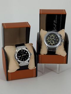 Two L.A Banus Wrist Watch Chronographs
