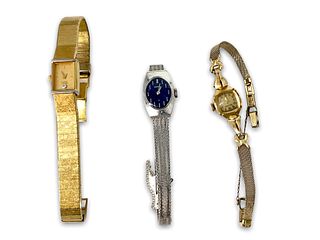 Three Vintage Ladies' Wrist Watches
