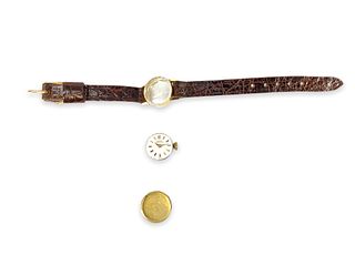 Vintage Girard Perregaux Wrist Watch with 14kt Gold Case