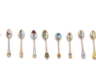 Antique - Vintage Souvenir Spoons