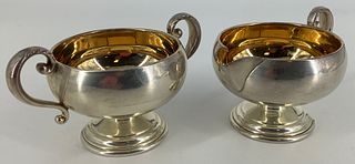 Sterling Silver Cream and Sugar Servers