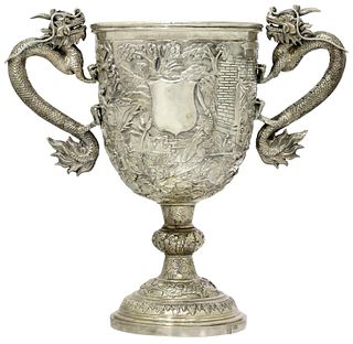 HUNG CHONG CHINESE EXPORT SILVER TROPHY CUP