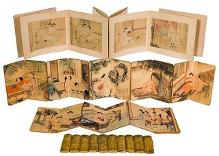 Asian Erotic Print and Manuscript Assortment