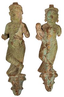 Asian Carved Wood figurines
