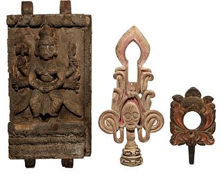 Asian Carved Wood Assortment