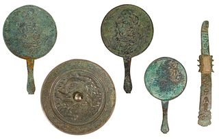 Chinese Mirror and Belt Hook Assortment