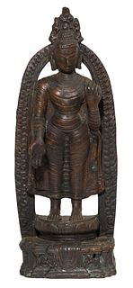 Indian Bronze Buddha Figure