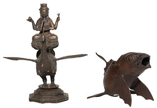 Japanese Bronze Figures
