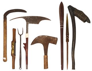Filipino and Ethnographic Weapon and Tool Assortment