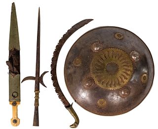 Indian, Indo-Persian and Central Asian Arms and Armor Assortment
